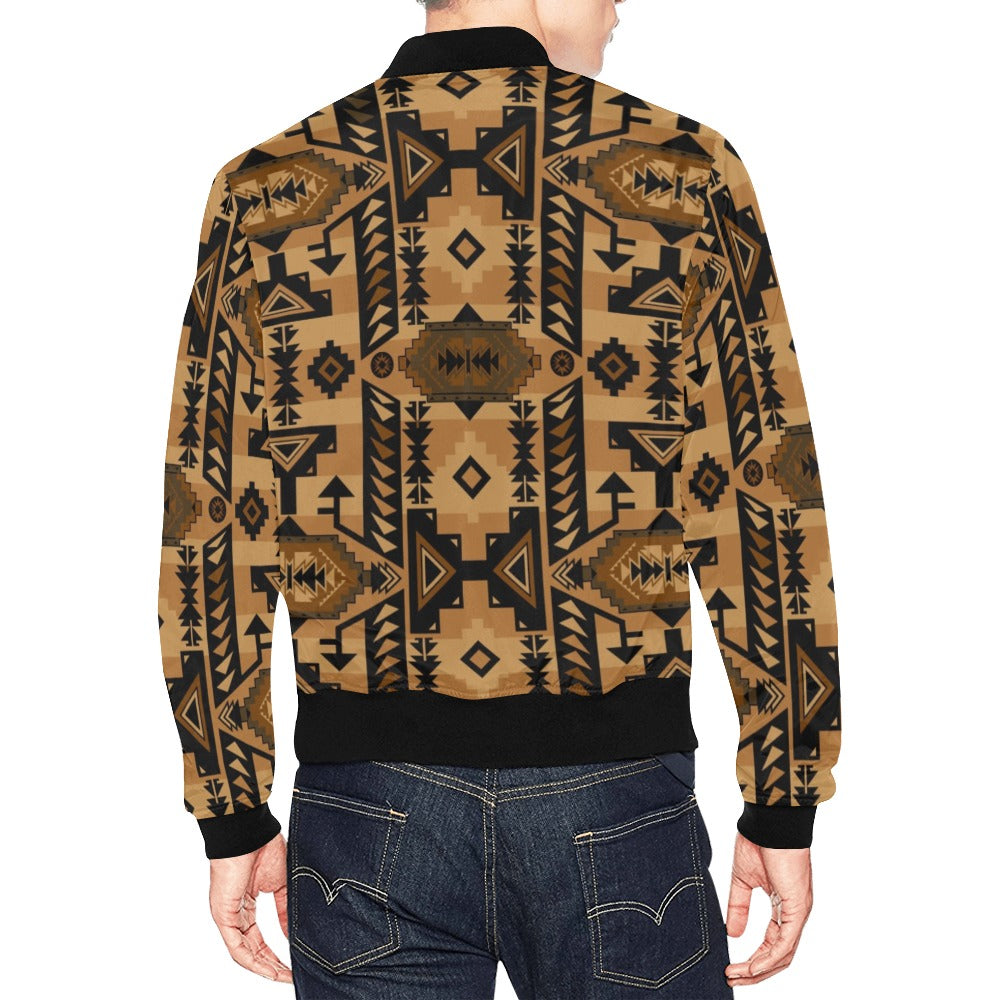 Chiefs Mountain Tan Bomber Jacket for Men