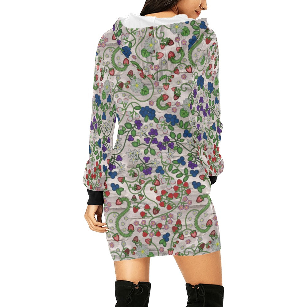 Grandmother Stories Bright Birch Hoodie Dress