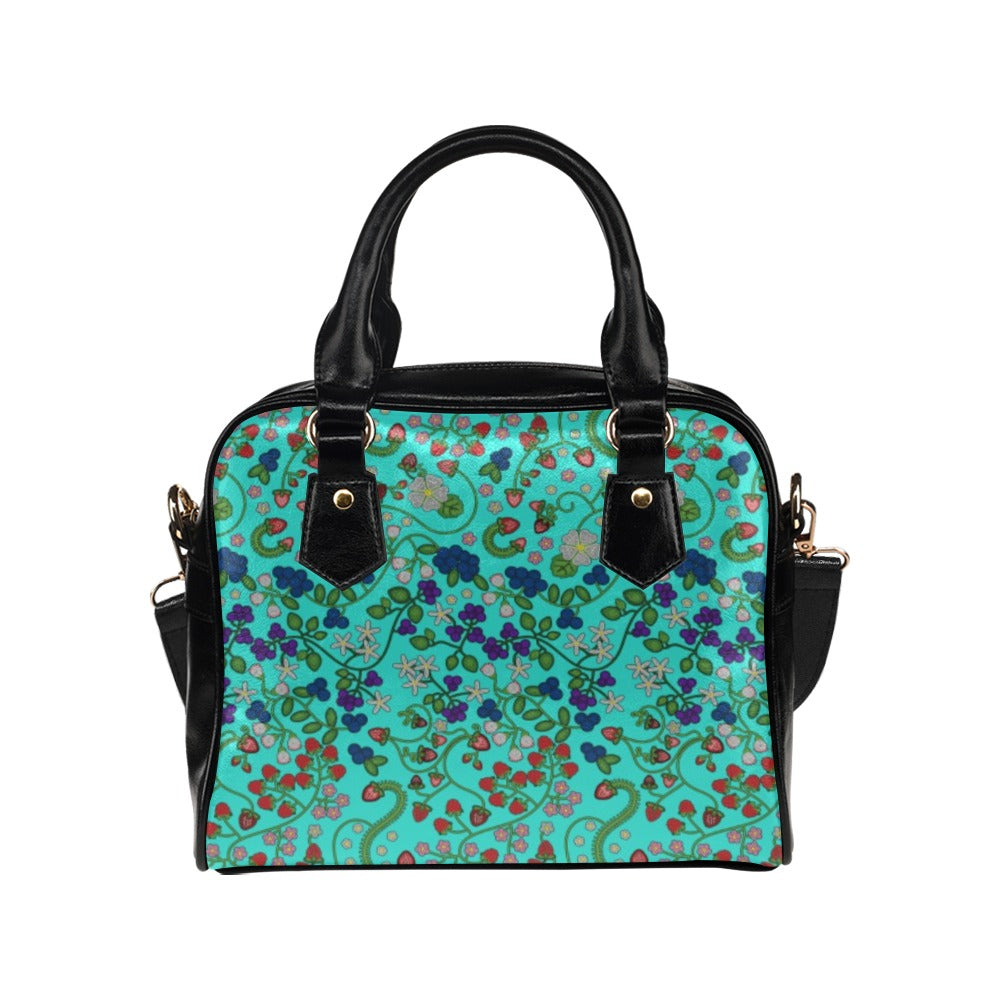 Grandmother Stories Turquoise Shoulder Handbag