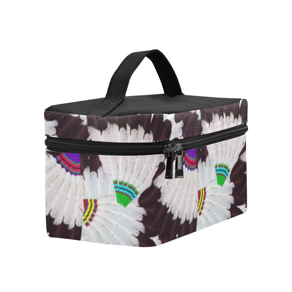 Eagle Feather Fans Cosmetic Bag/Large