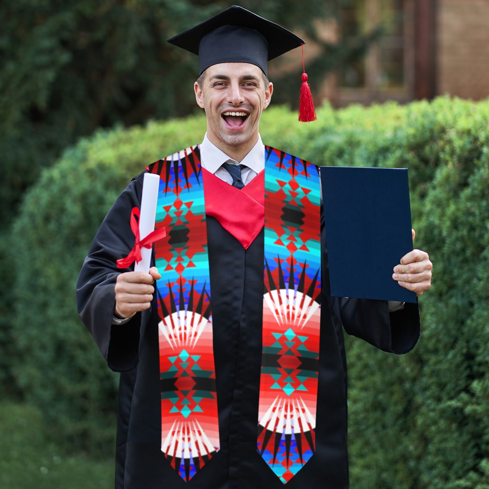 Northwest Ribbonwork Bustles Graduation Stole