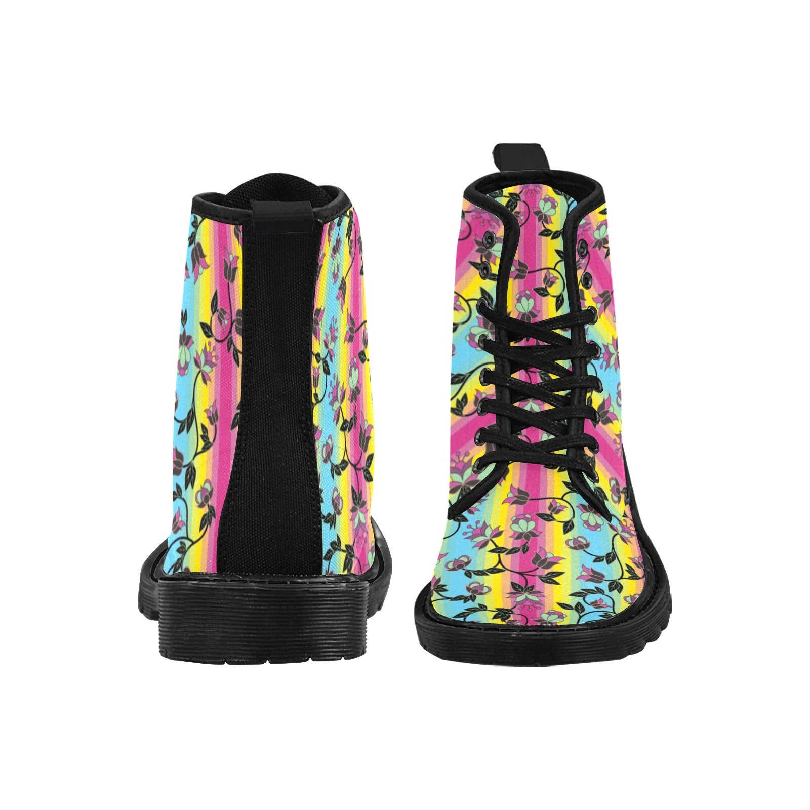 Powwow Carnival Boots for Women (Black)