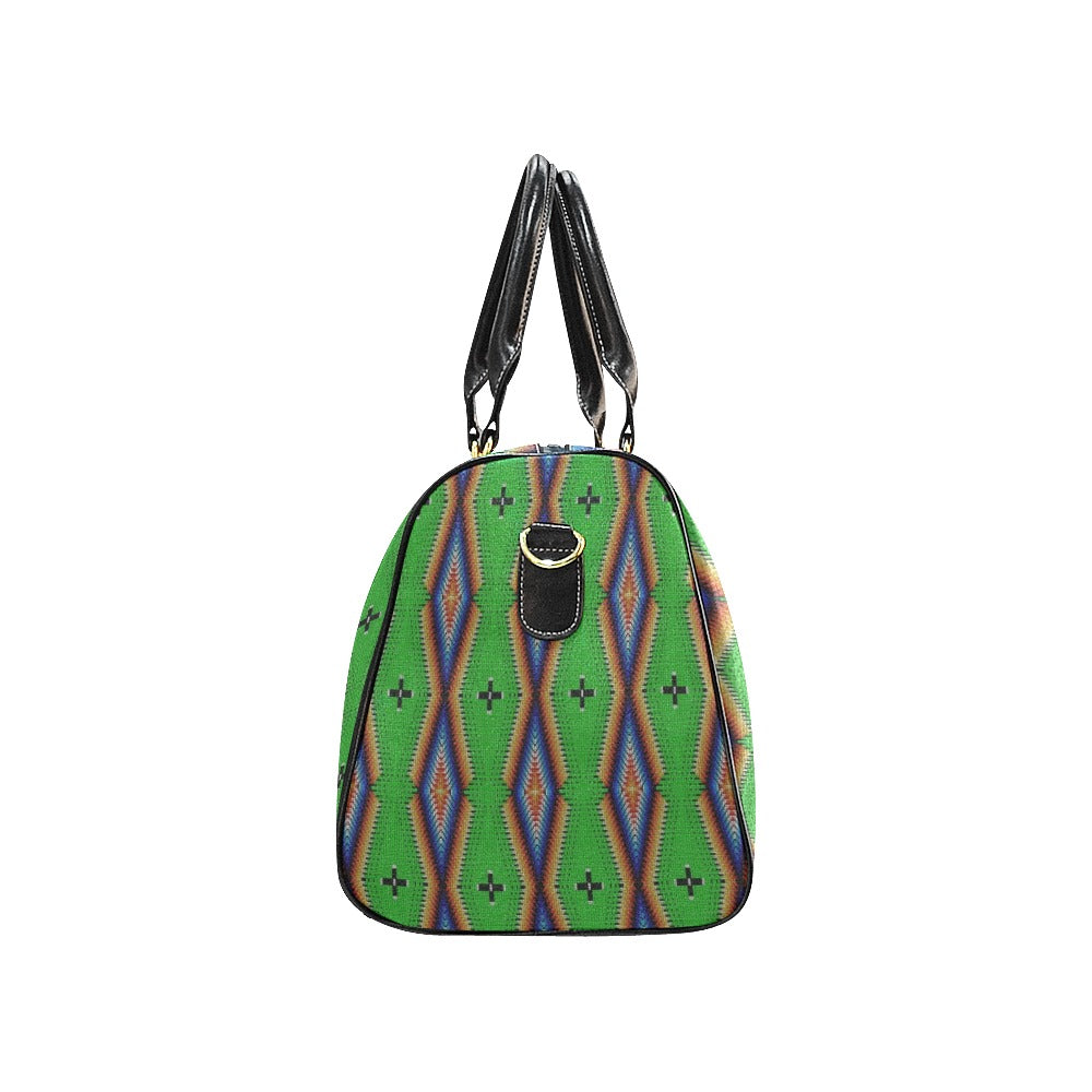 Diamond in the Bluff Lime Waterproof Travel Bag