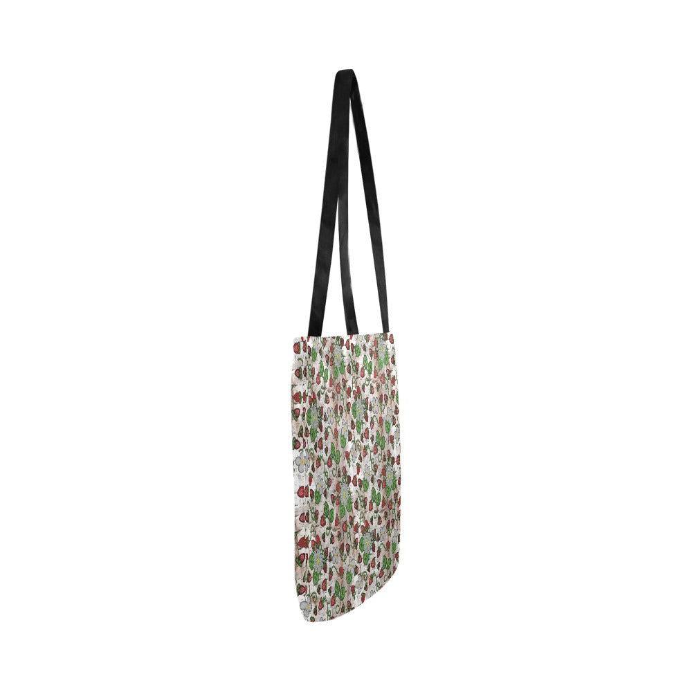 Strawberry Dreams Br Bark Reusable Shopping Bag (Two sides)