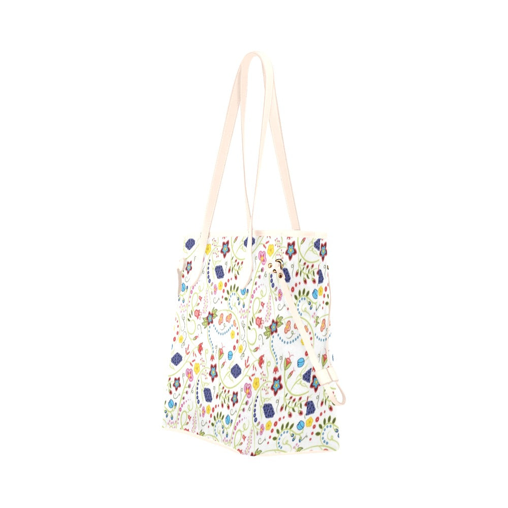 Fresh Fleur Clover Canvas Tote Bag