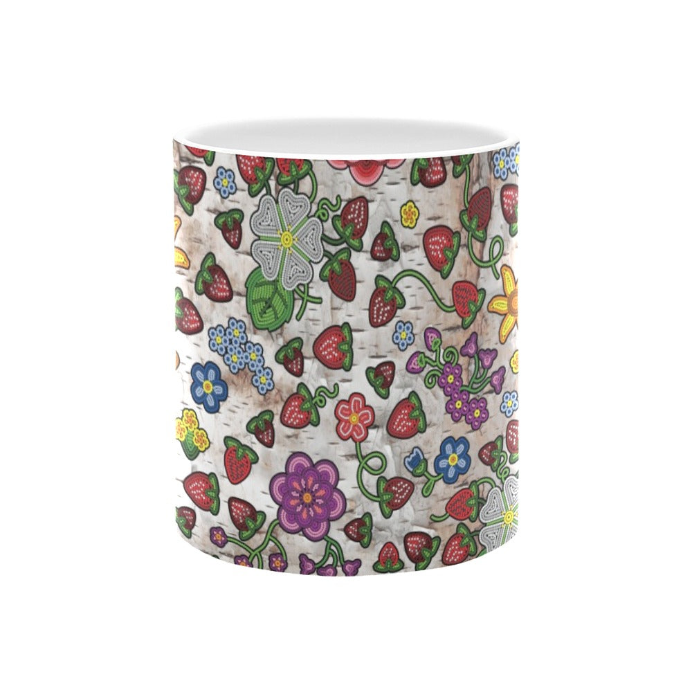 Berry Pop Br Bark White Mug(11OZ)