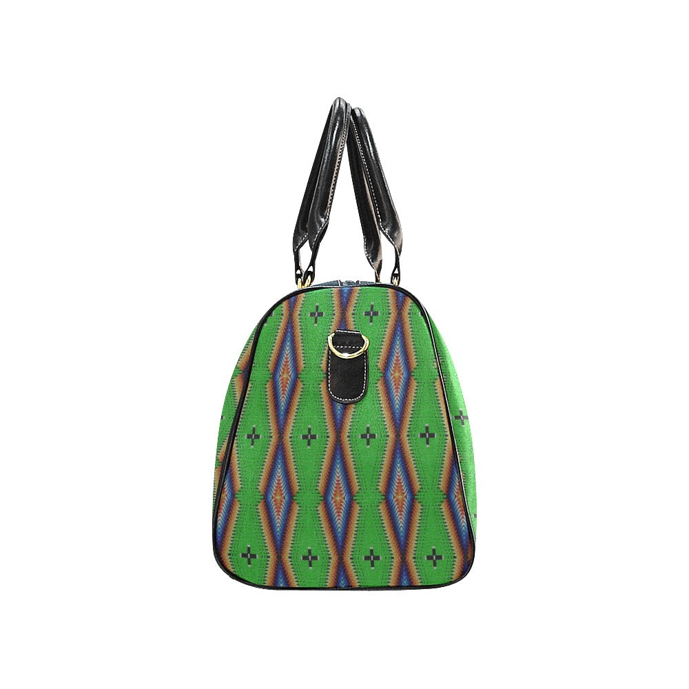 Diamond in the Bluff Lime Waterproof Travel Bag