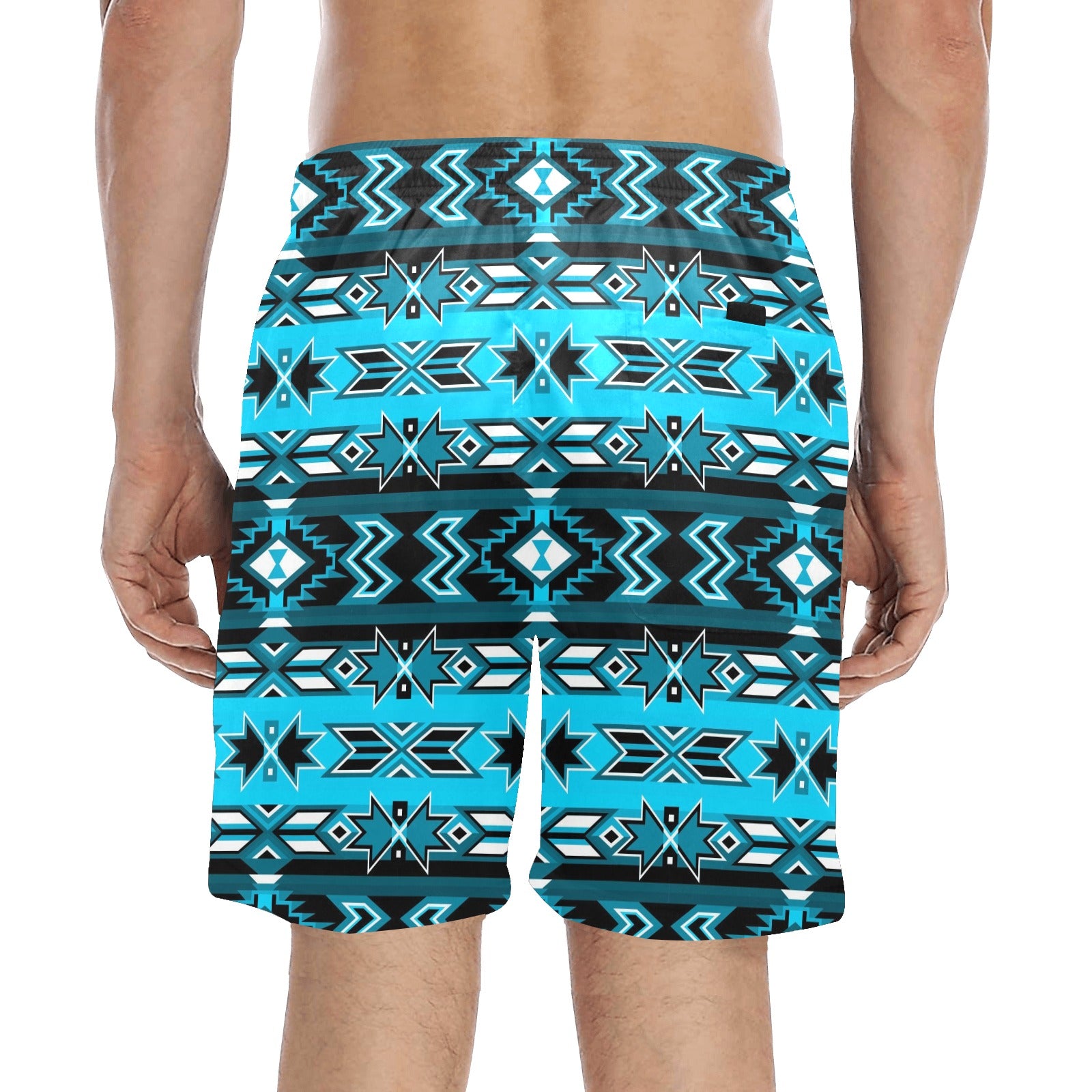 Northern Journey Men's Mid-Length Beach Shorts