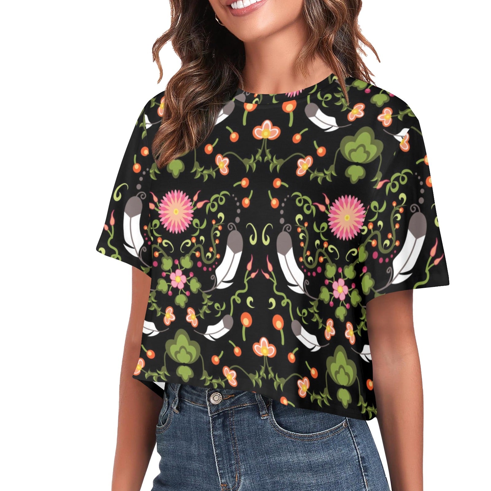 New Growth Women's Cropped T-shirt