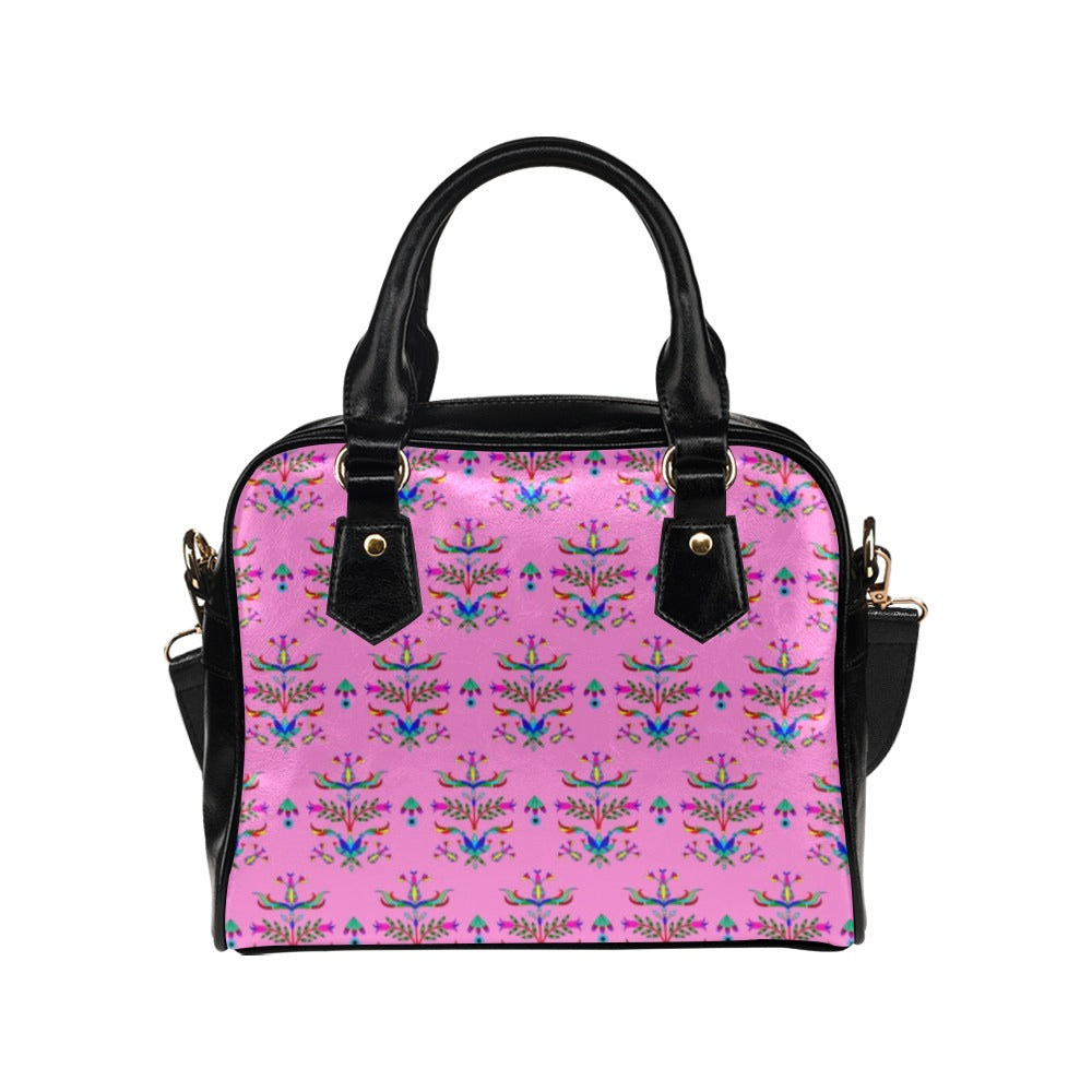 Dakota Damask Cheyenne Pink Shoulder Handbag