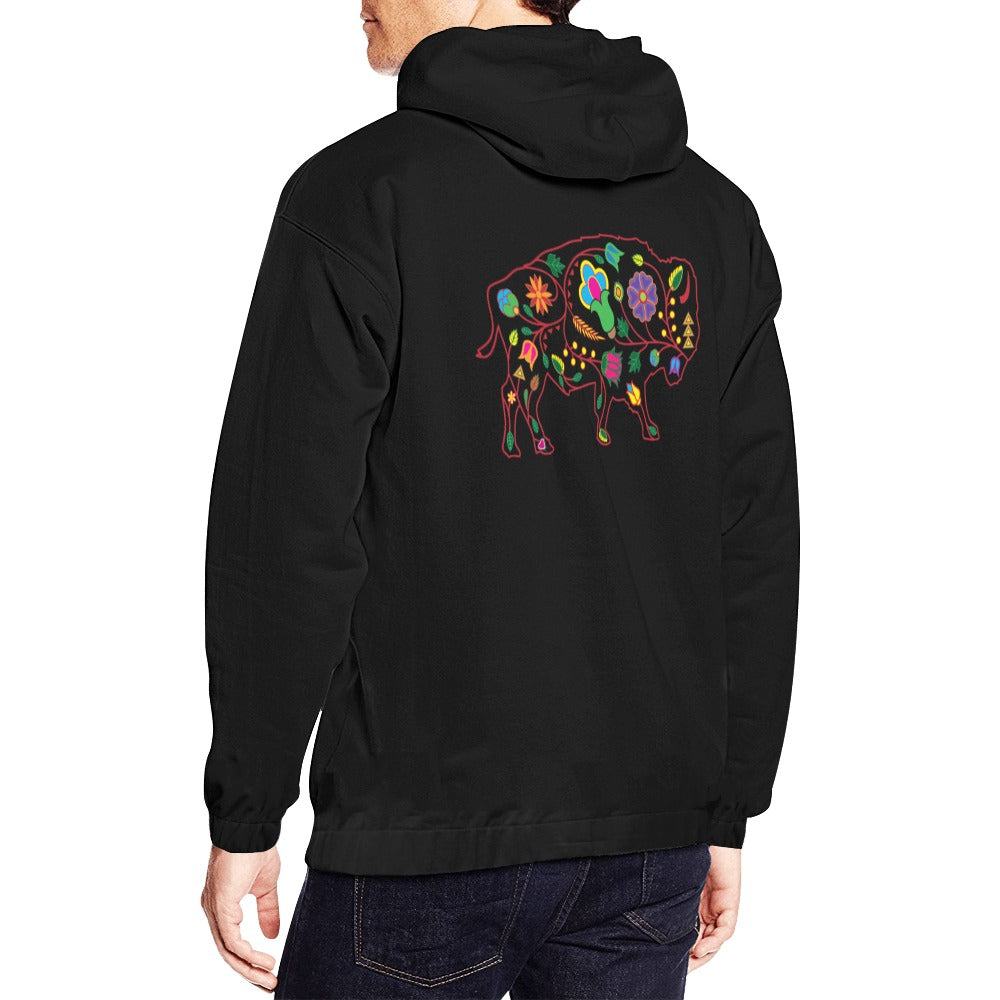 Floral Buffalo Hoodie for Men (USA Size)
