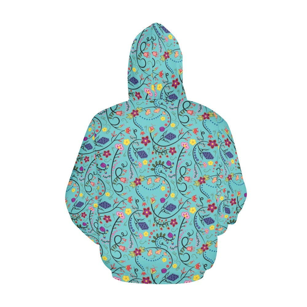 Fresh Fleur Sky Hoodie for Women (USA Size)