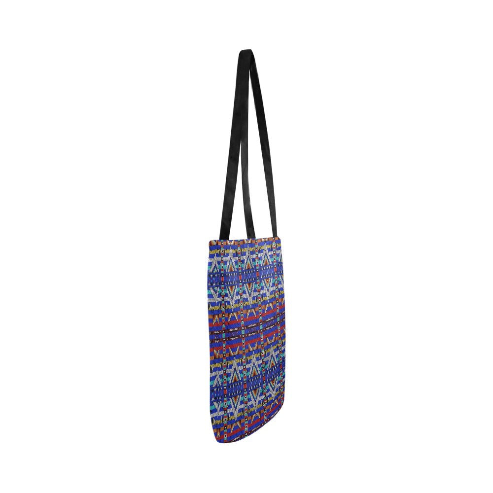 Medicine Blessing Blue Reusable Shopping Bag (Two sides)