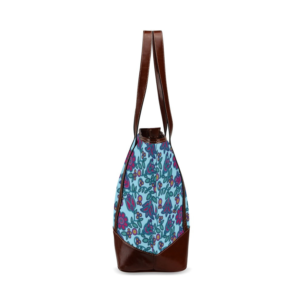 Beaded Nouveau Marine Tote Handbag