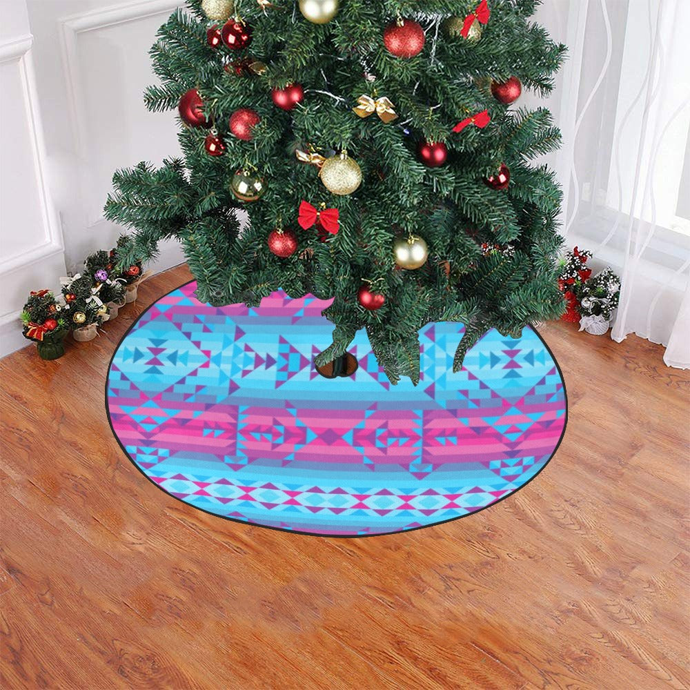 Cool Frost Christmas Tree Skirt 47" x 47"