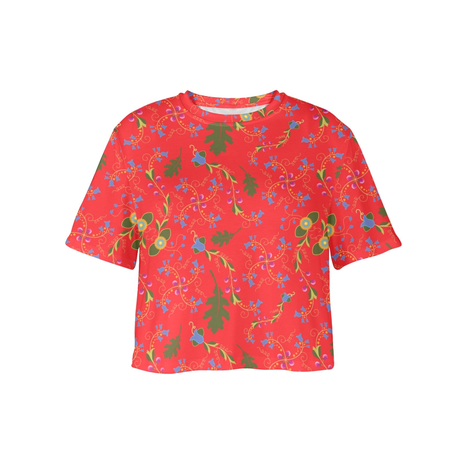 Vine Life Scarlet Women's Cropped T-shirt