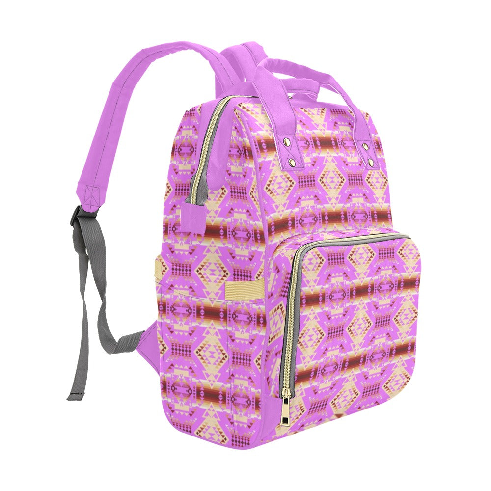 Gathering Earth Lilac Multi-Function Diaper Backpack/Diaper Bag