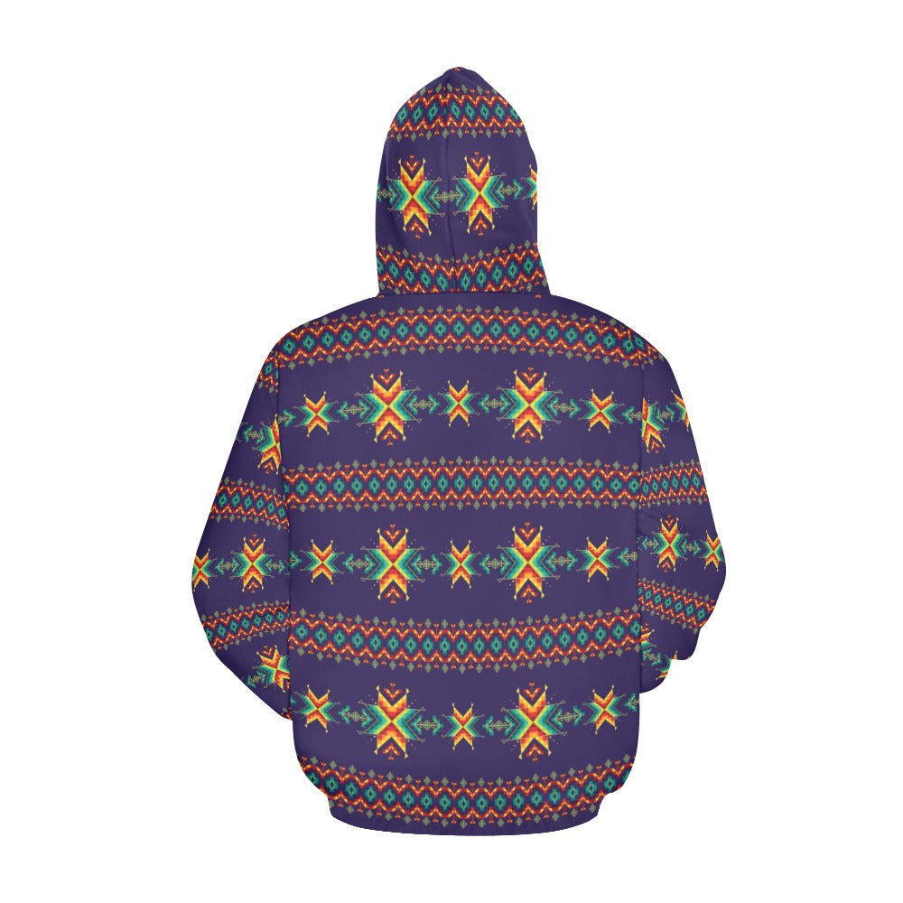 Dreams of Ancestors Indigo Hoodie for Women (USA Size)