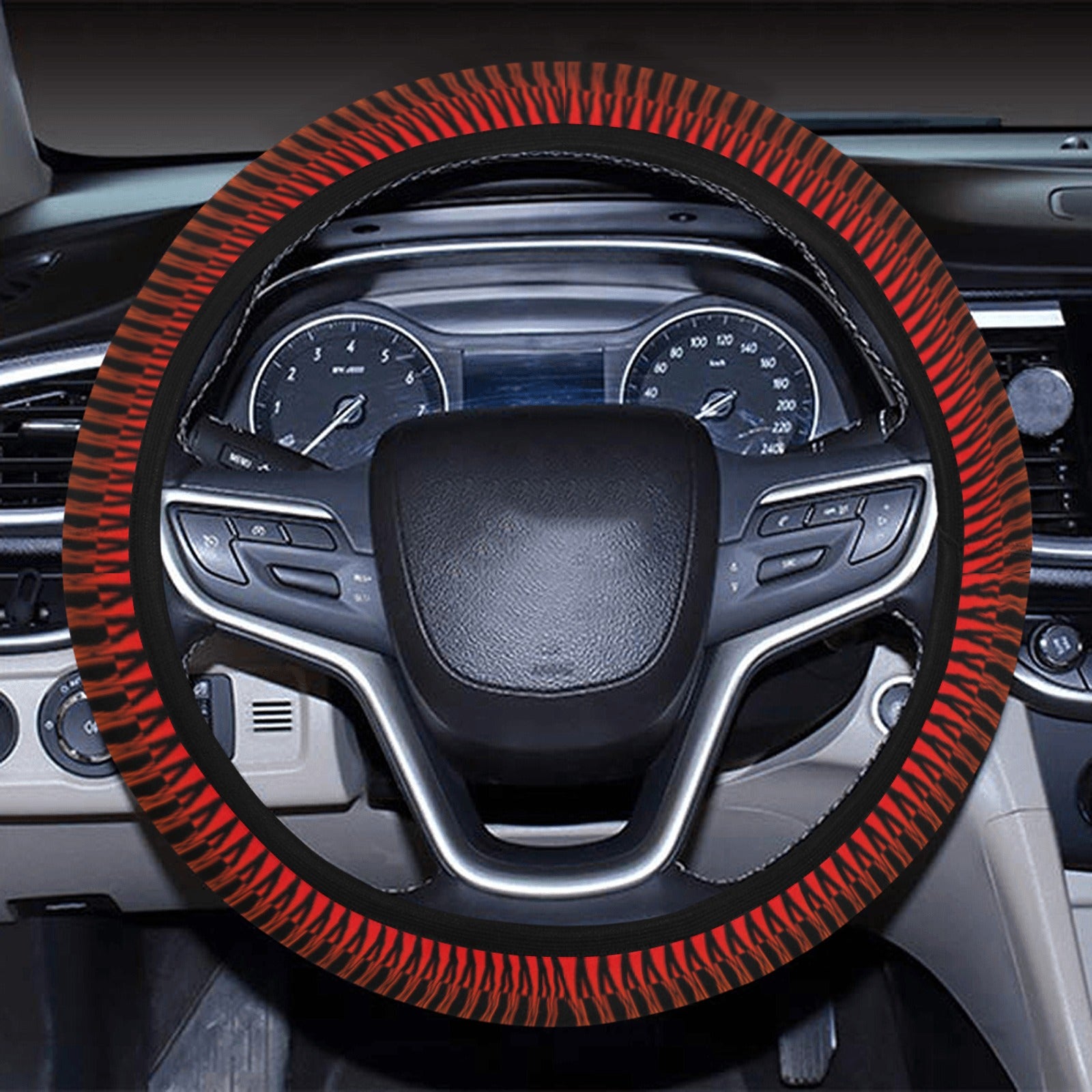 Fire Rattler Horizon Steering Wheel Cover with Elastic Edge