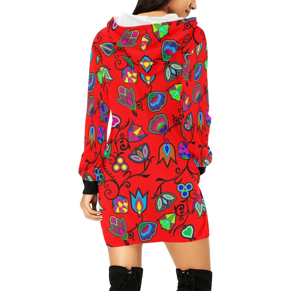 Indigenous Paisley Dahlia Hoodie Dress