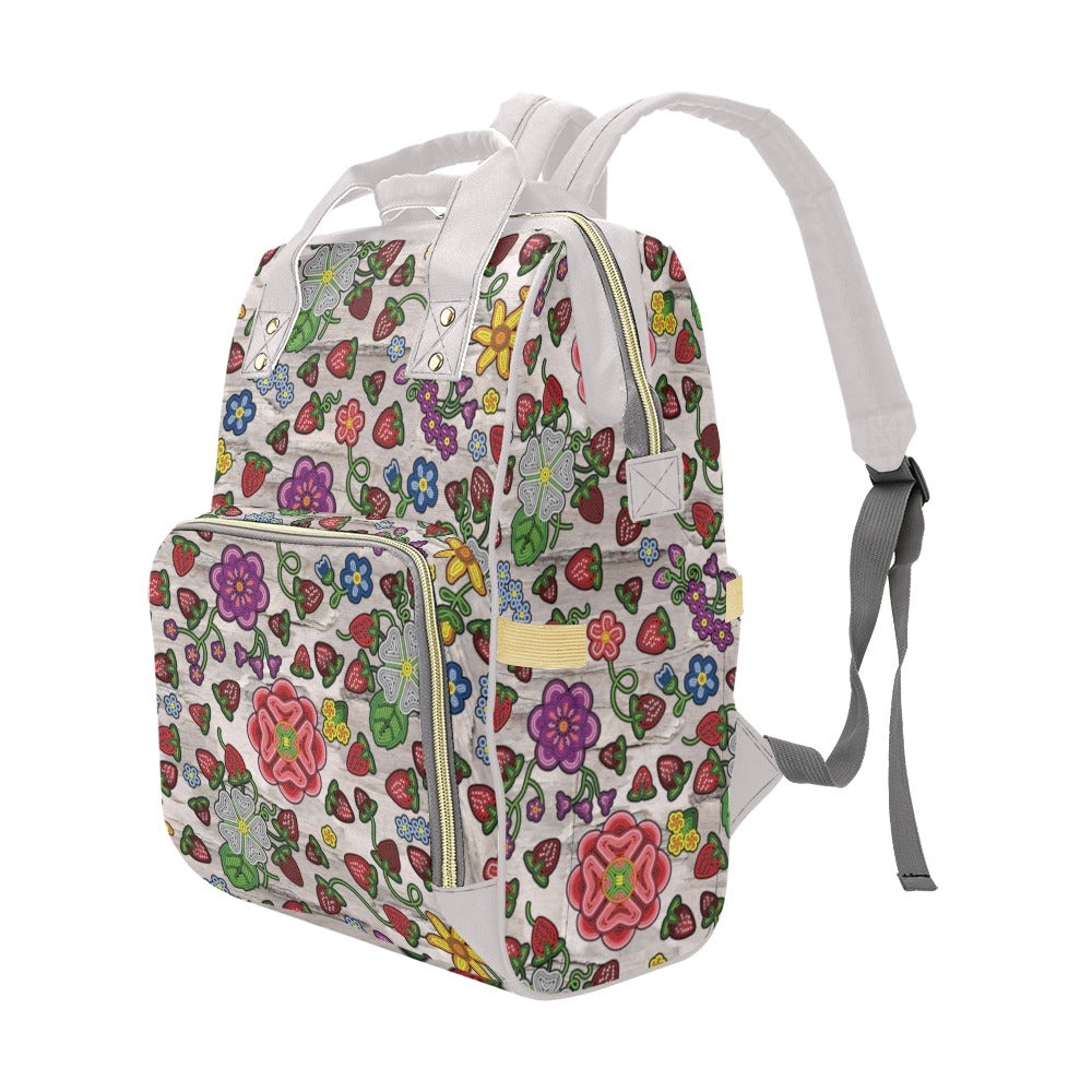 Berry Pop Bright Birch Multi-Function Diaper Backpack/Diaper Bag