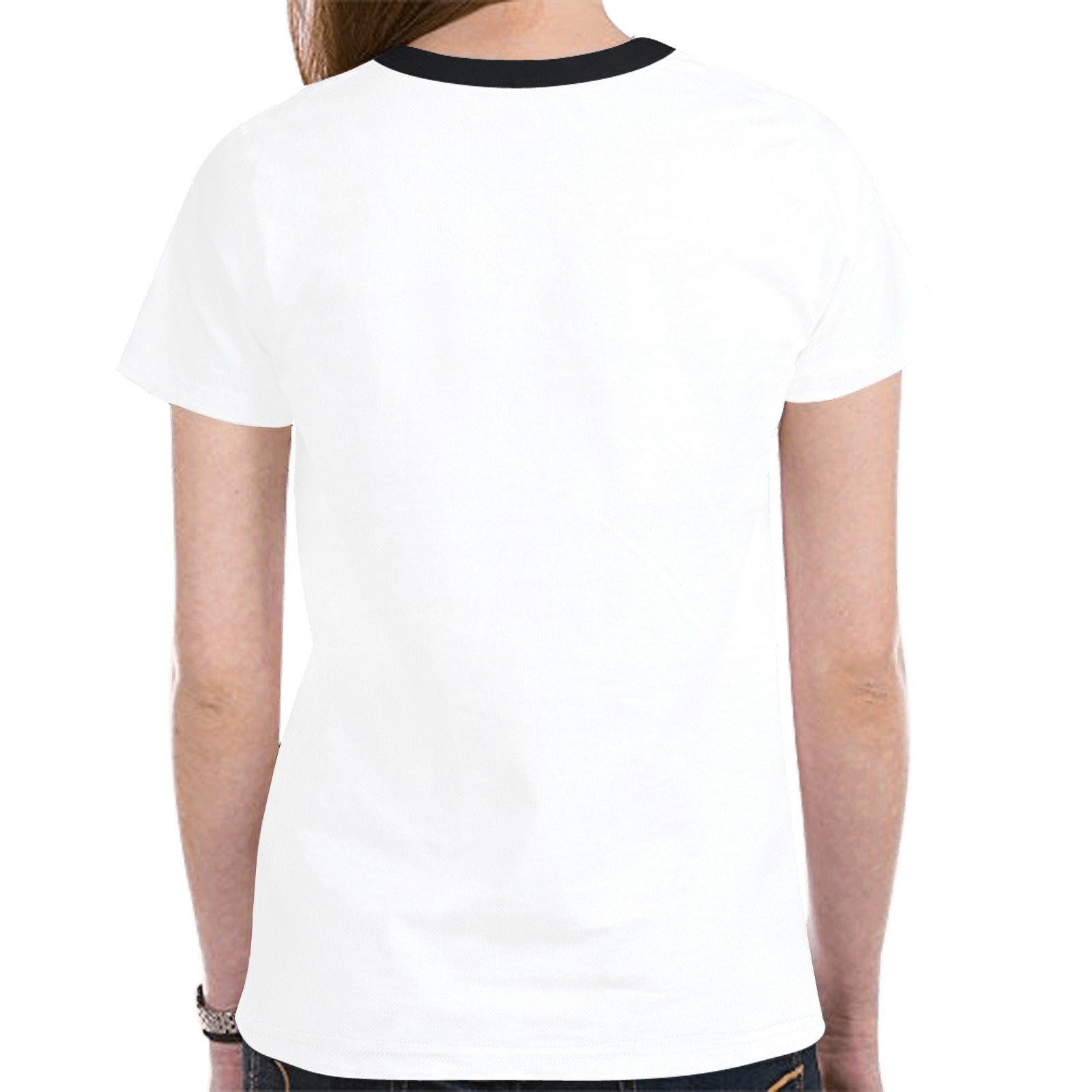 Floral Beaver Spirit Guide (White) T-shirt for Women