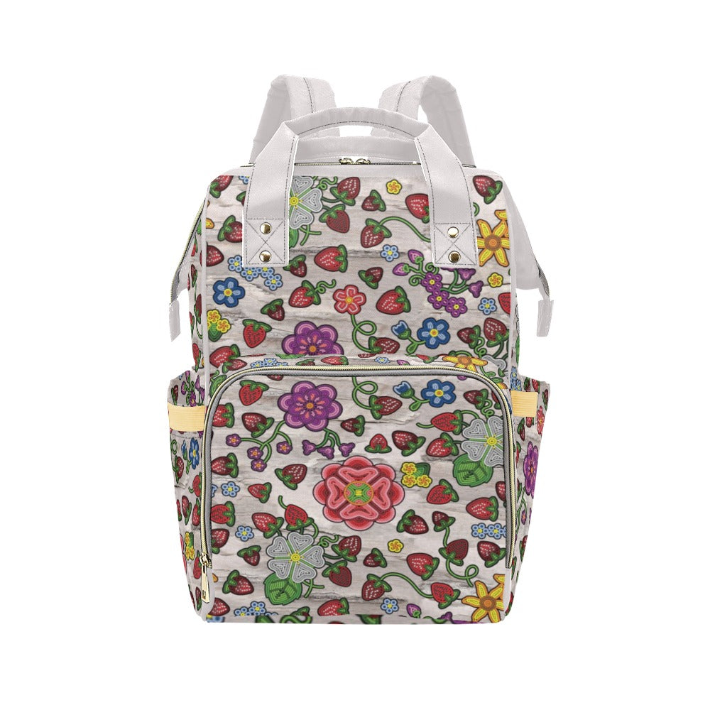 Berry Pop Bright Birch Multi-Function Diaper Backpack/Diaper Bag