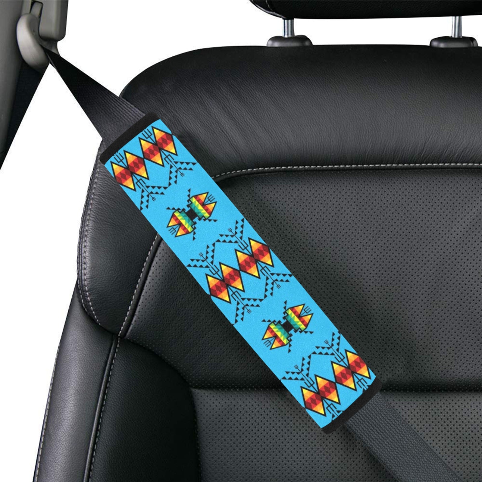 Sacred Trust Sky Car Seat Belt Cover 7''x12.6'' (Pack of 2)