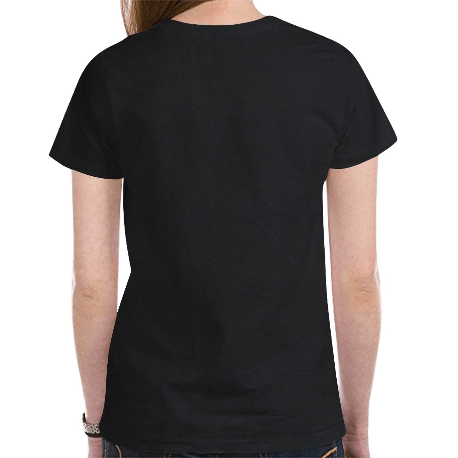 Floral Beaver Spirit Guide (Black) T-shirt for Women