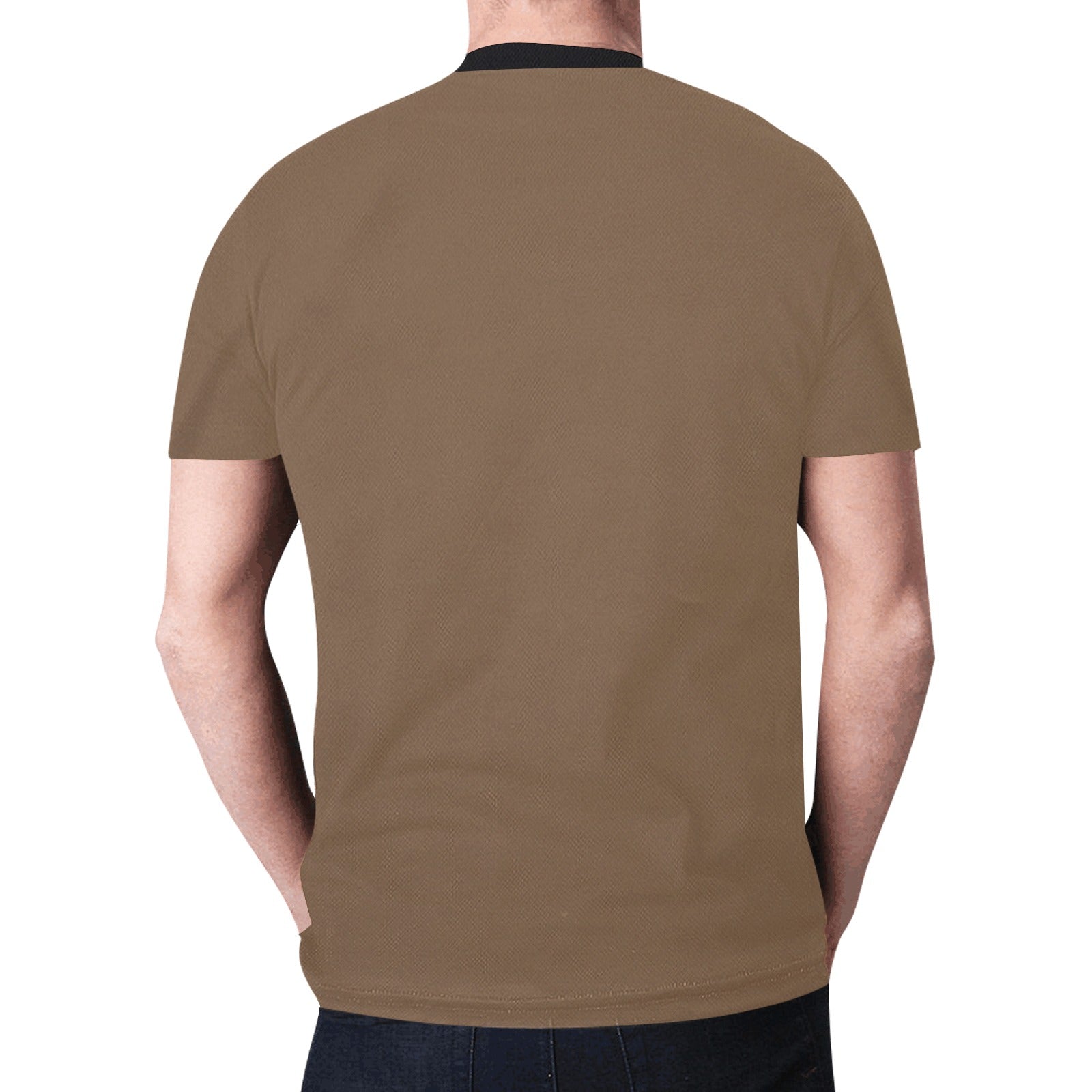 Floral Beaver Spirit Guide (Dark Brown) T-shirt for Men