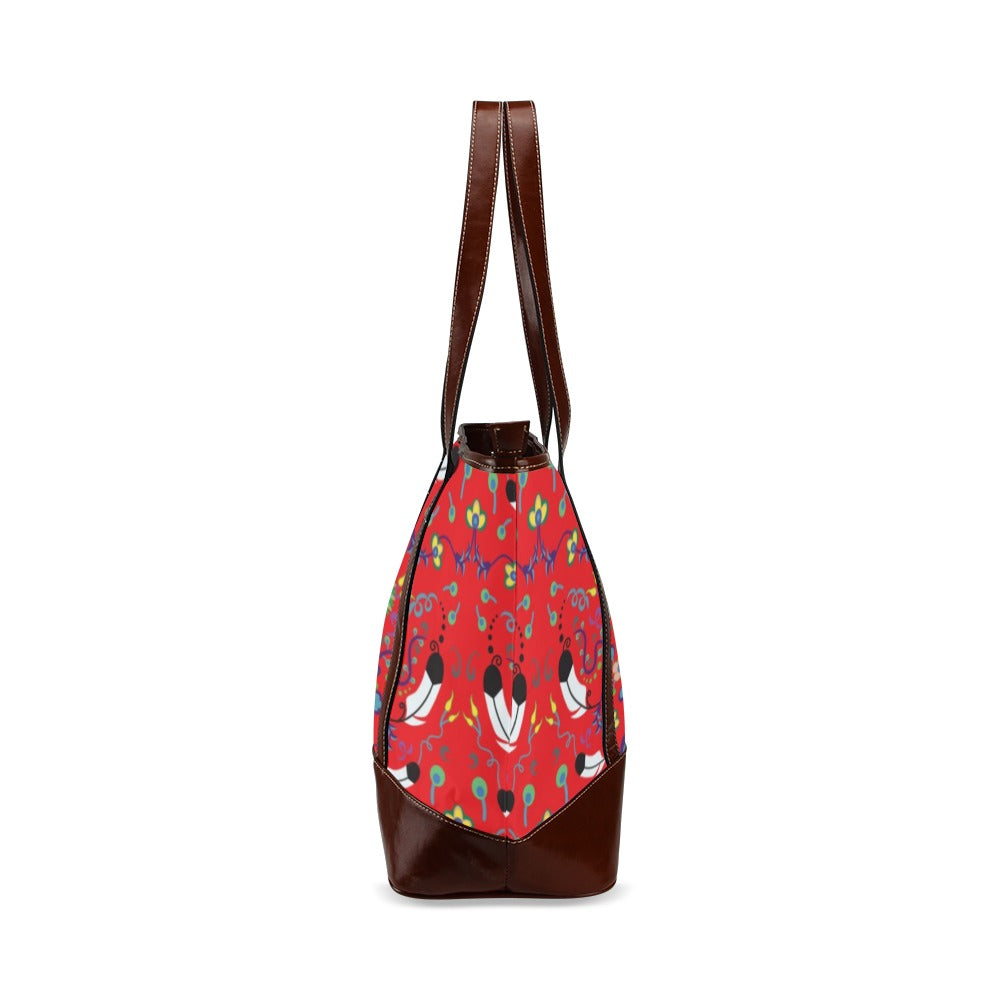 New Growth Vermillion Tote Handbag