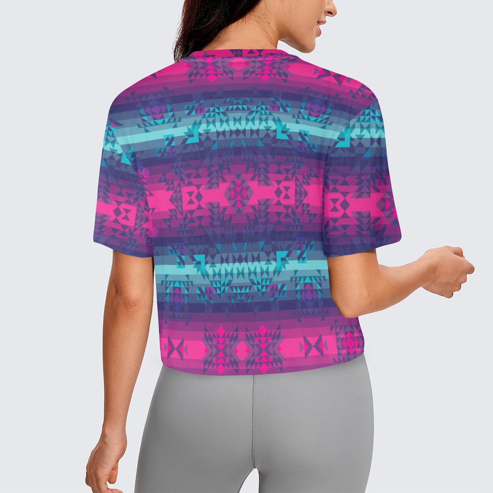 Dimensional Brightburn Women's Cropped T-shirt