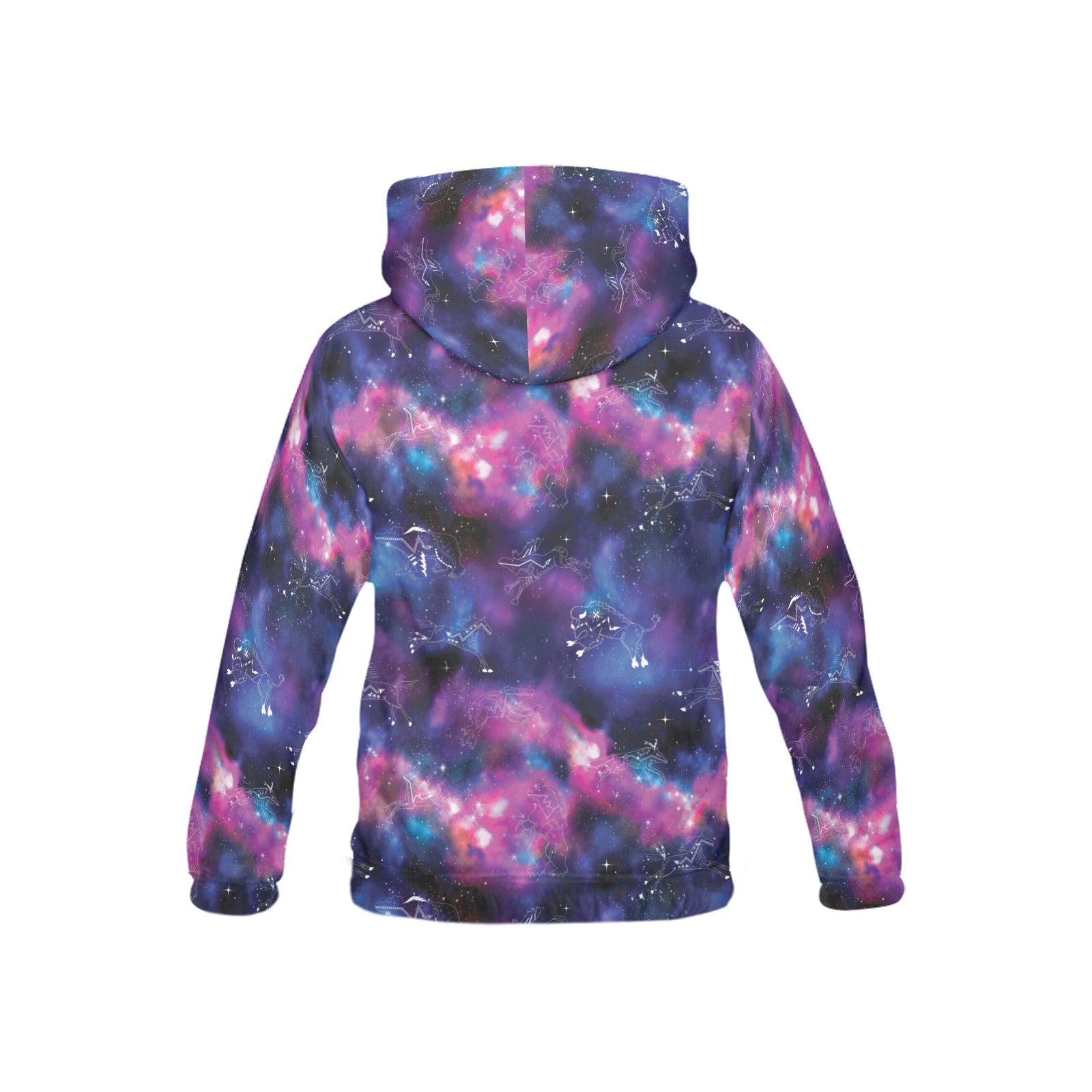 Animal Ancestors 1 Blue and Pink Hoodie for Kid (USA Size)