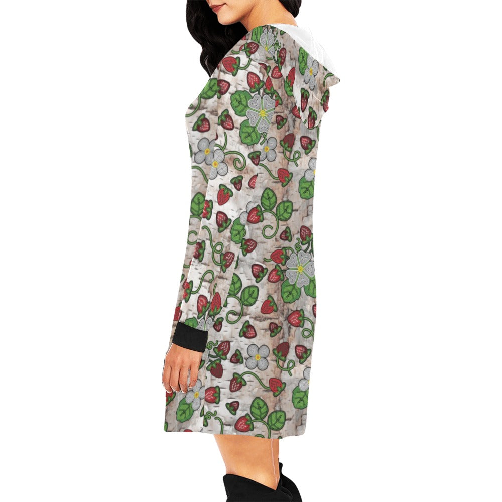 Strawberry Dreams Br Bark Hoodie Dress