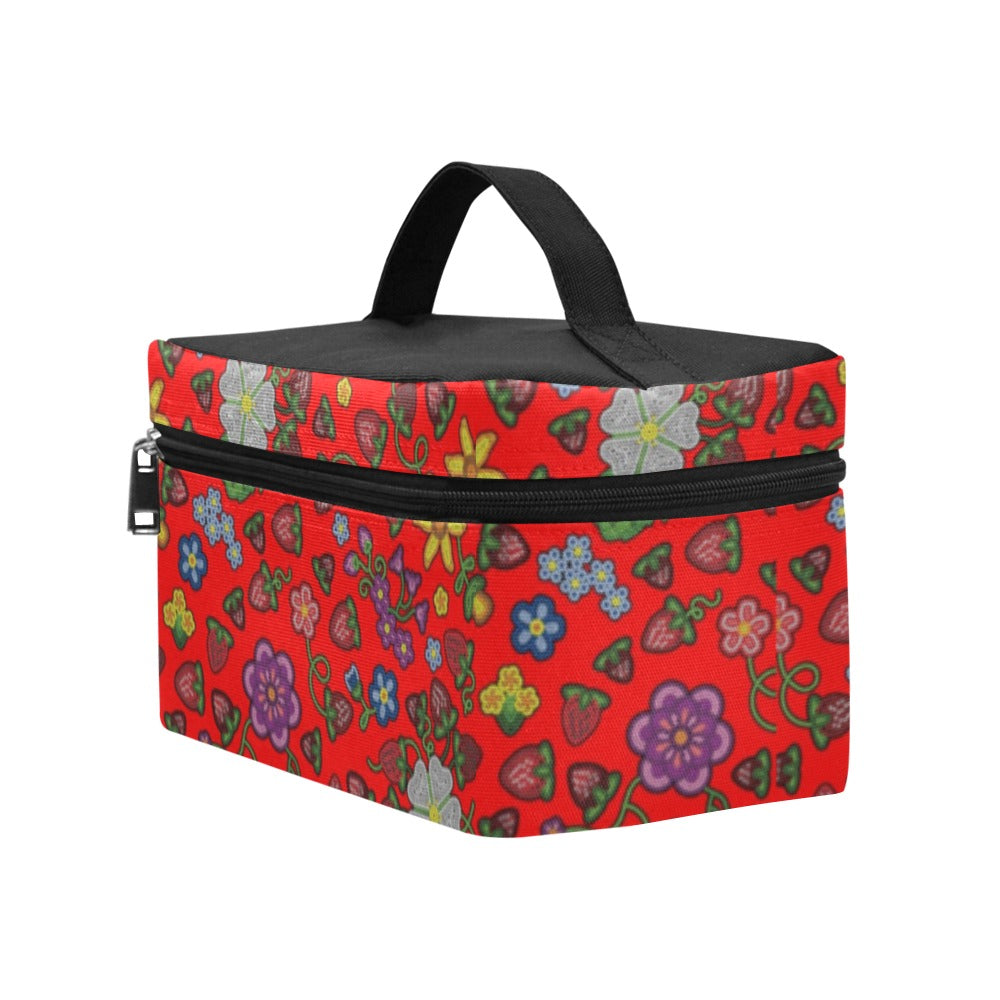 Berry Pop Fire Cosmetic Bag/Large