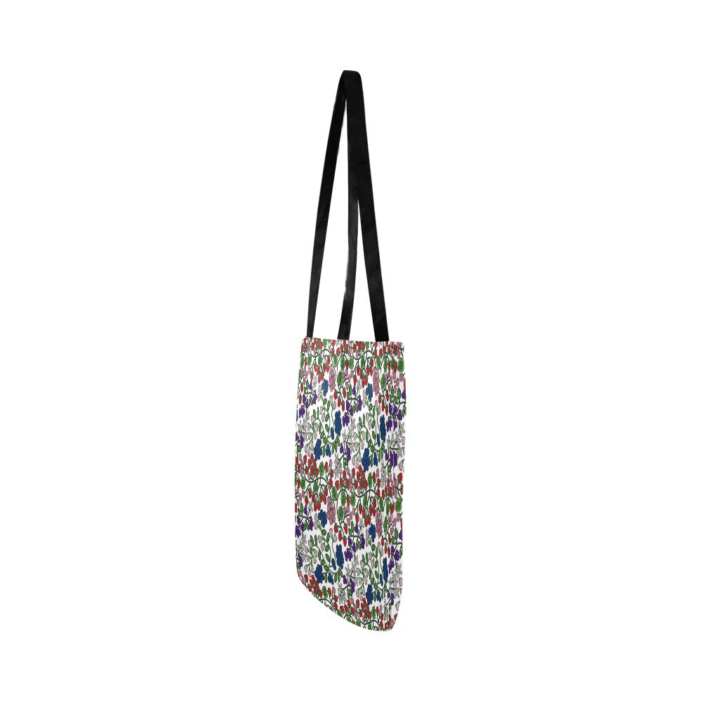 Takwakin Harvest White Reusable Shopping Bag (Two sides)