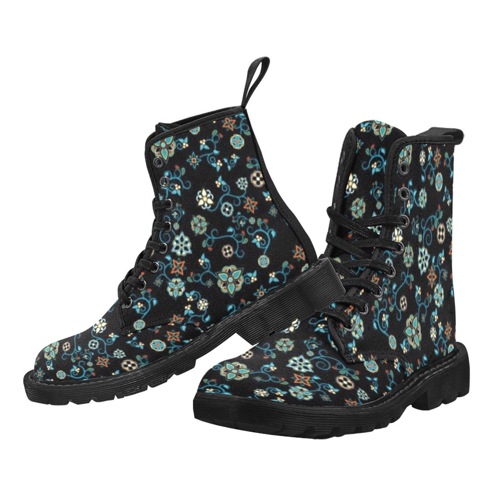 Ocean Bloom Boots for Men (Black)