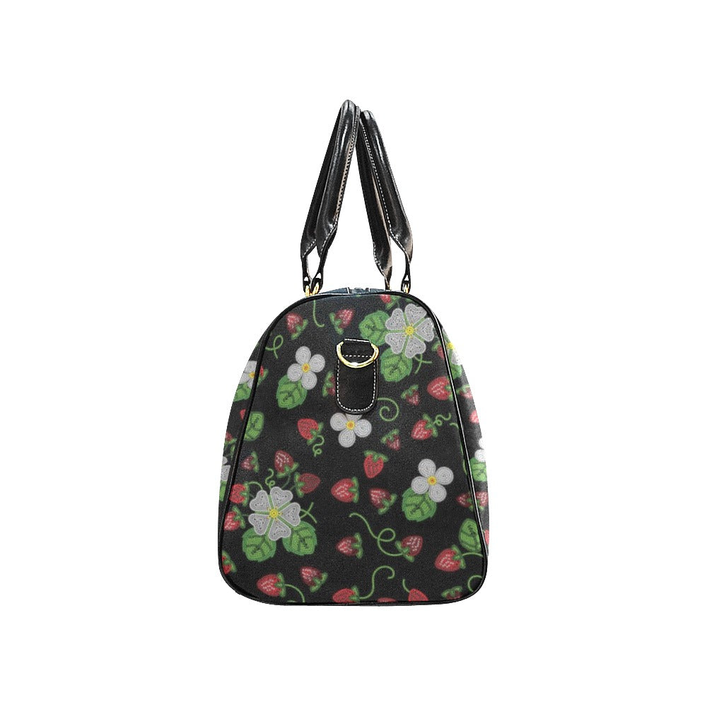 Strawberry Dreams Midnight Waterproof Travel Bag