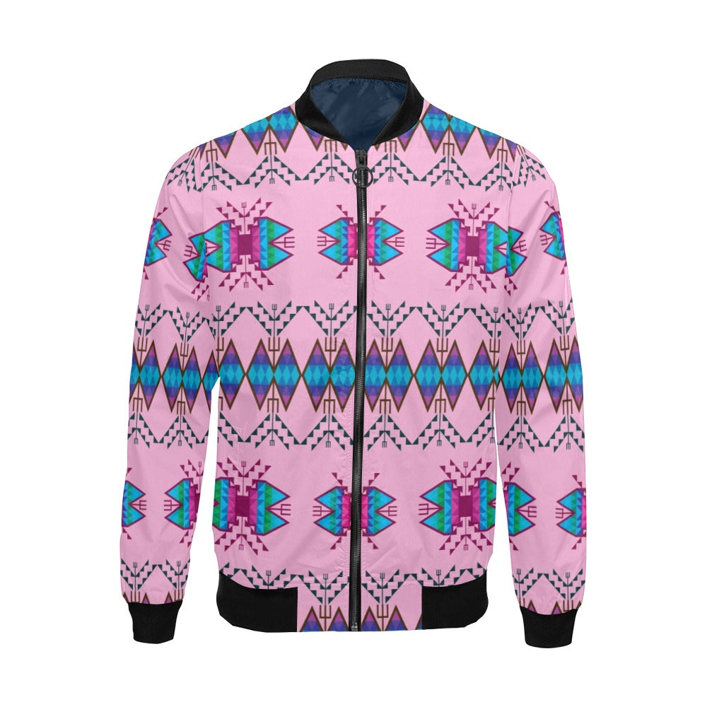 Sacred Trust Carnation Bomber Jacket for Men