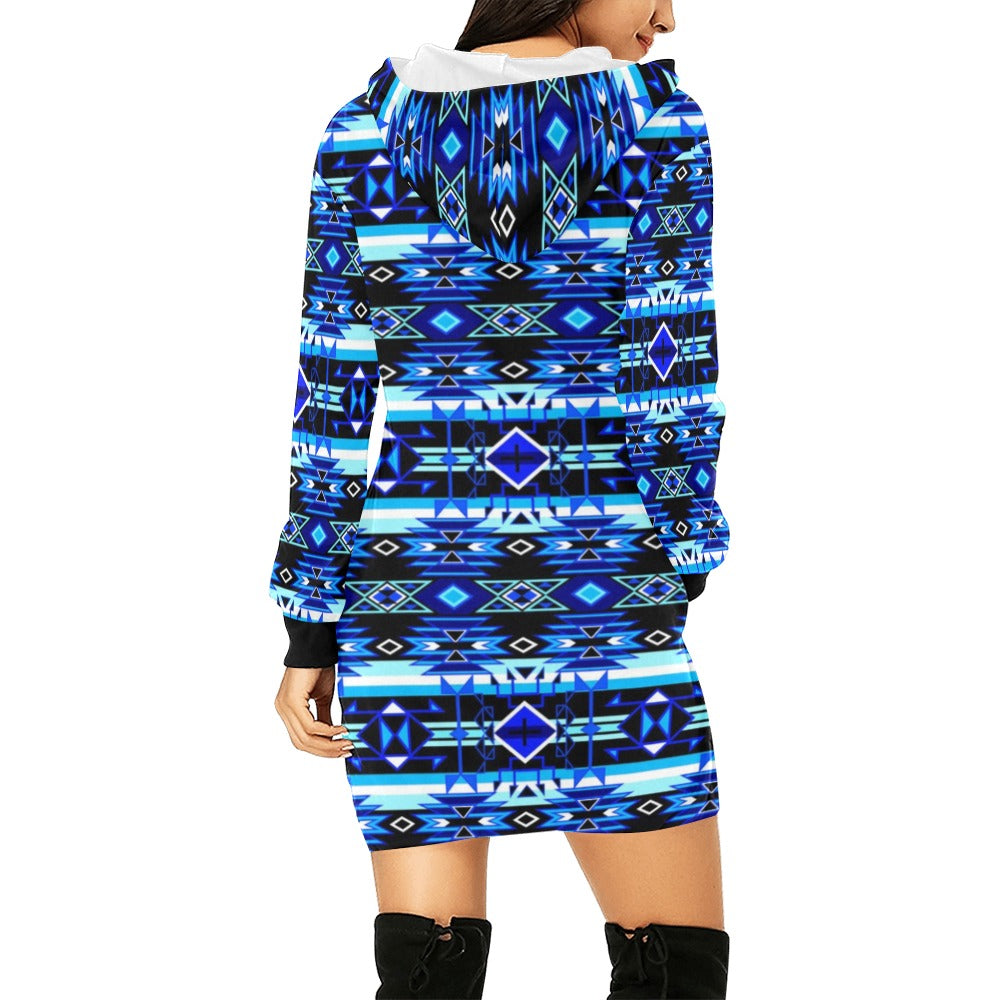 Force of Nature Winter Night Hoodie Dress