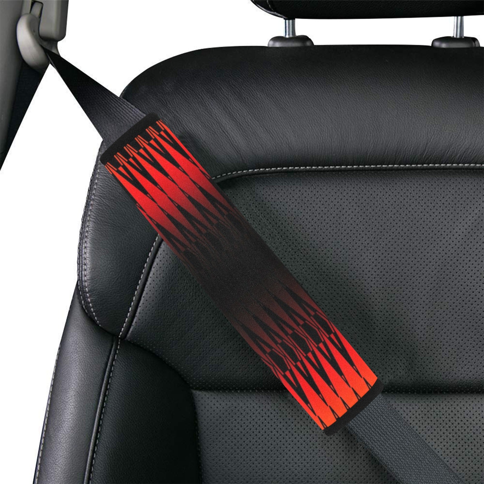 Fire Rattler Horizon Car Seat Belt Cover 7''x12.6'' (Pack of 2)
