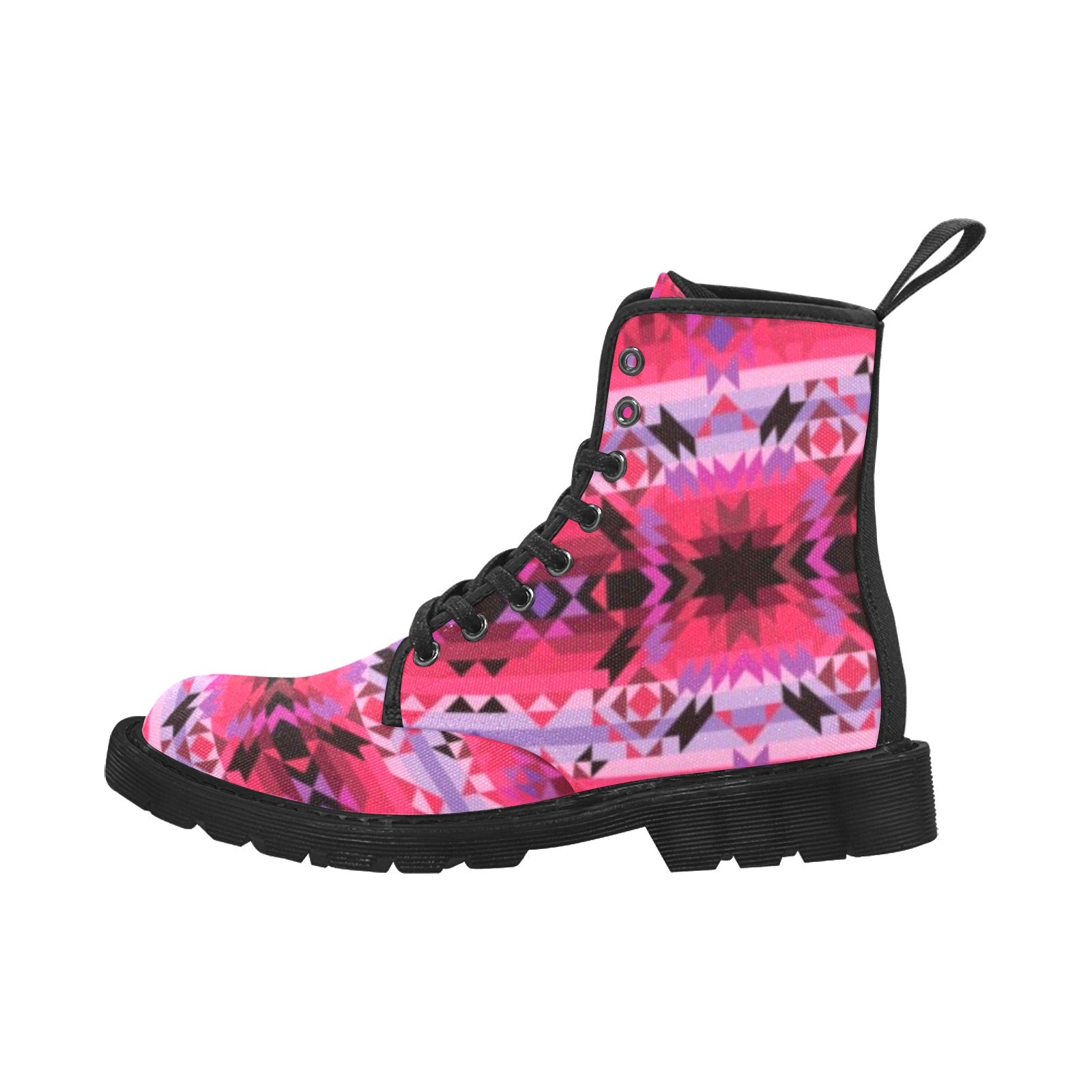 Red Star Boots for Women (Black)