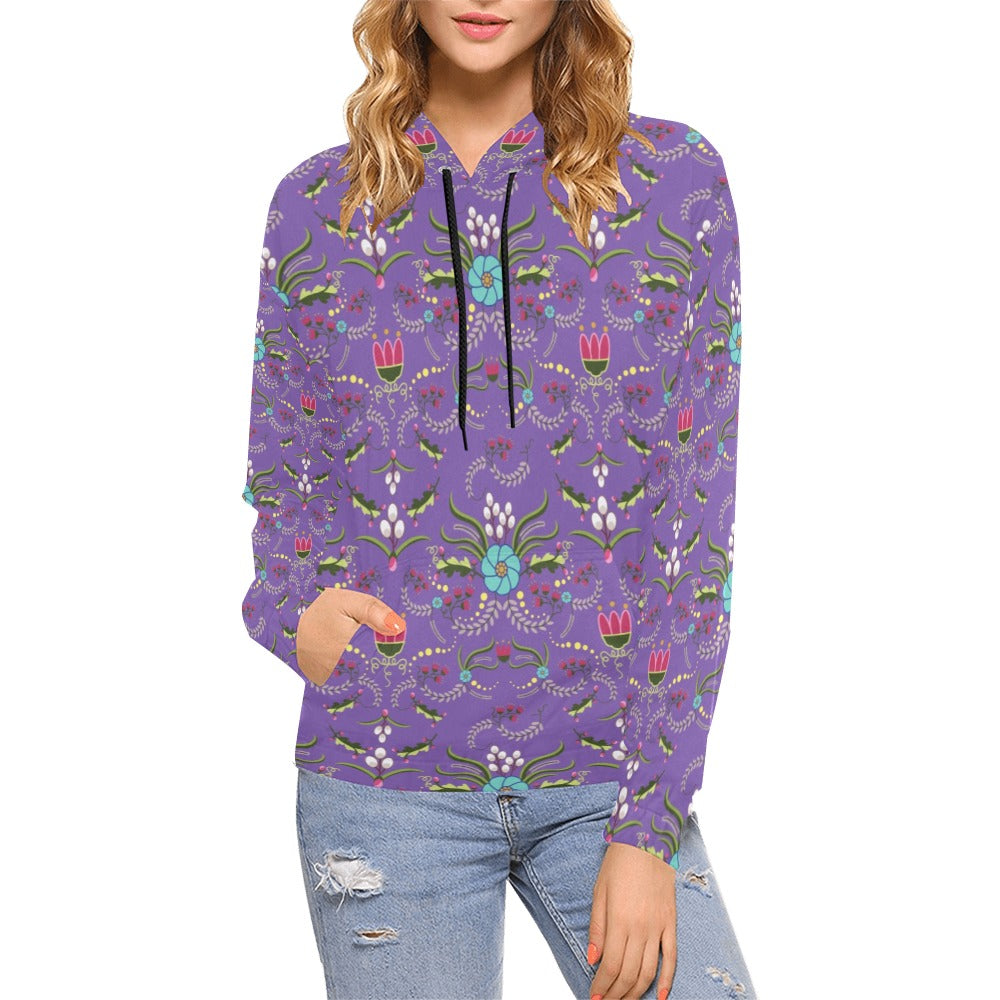 First Bloom Royal Hoodie for Women (USA Size)