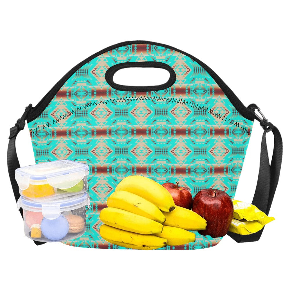 Gathering Earth Turquoise Neoprene Lunch Bag/Large