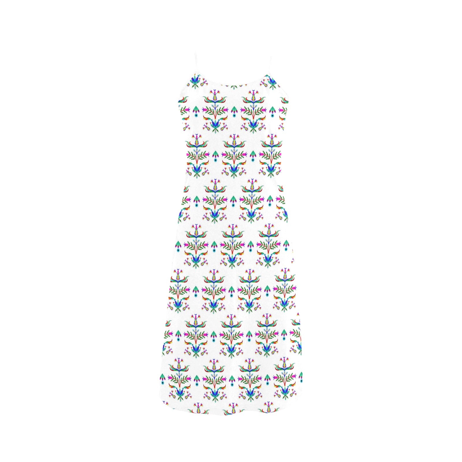 Dakota Damask White Alcestis Slip Dress