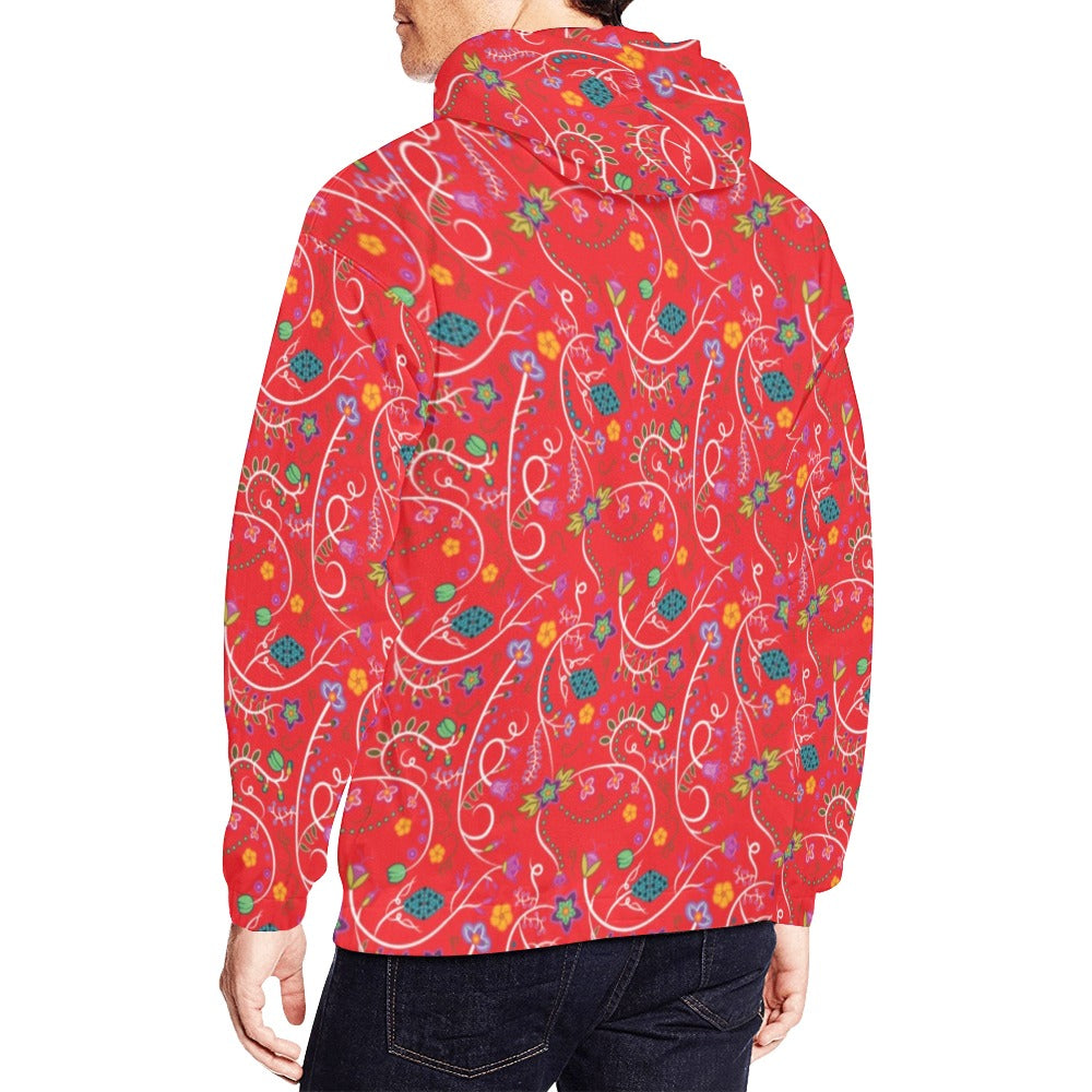 Fresh Fleur Fire Hoodie for Men (USA Size)