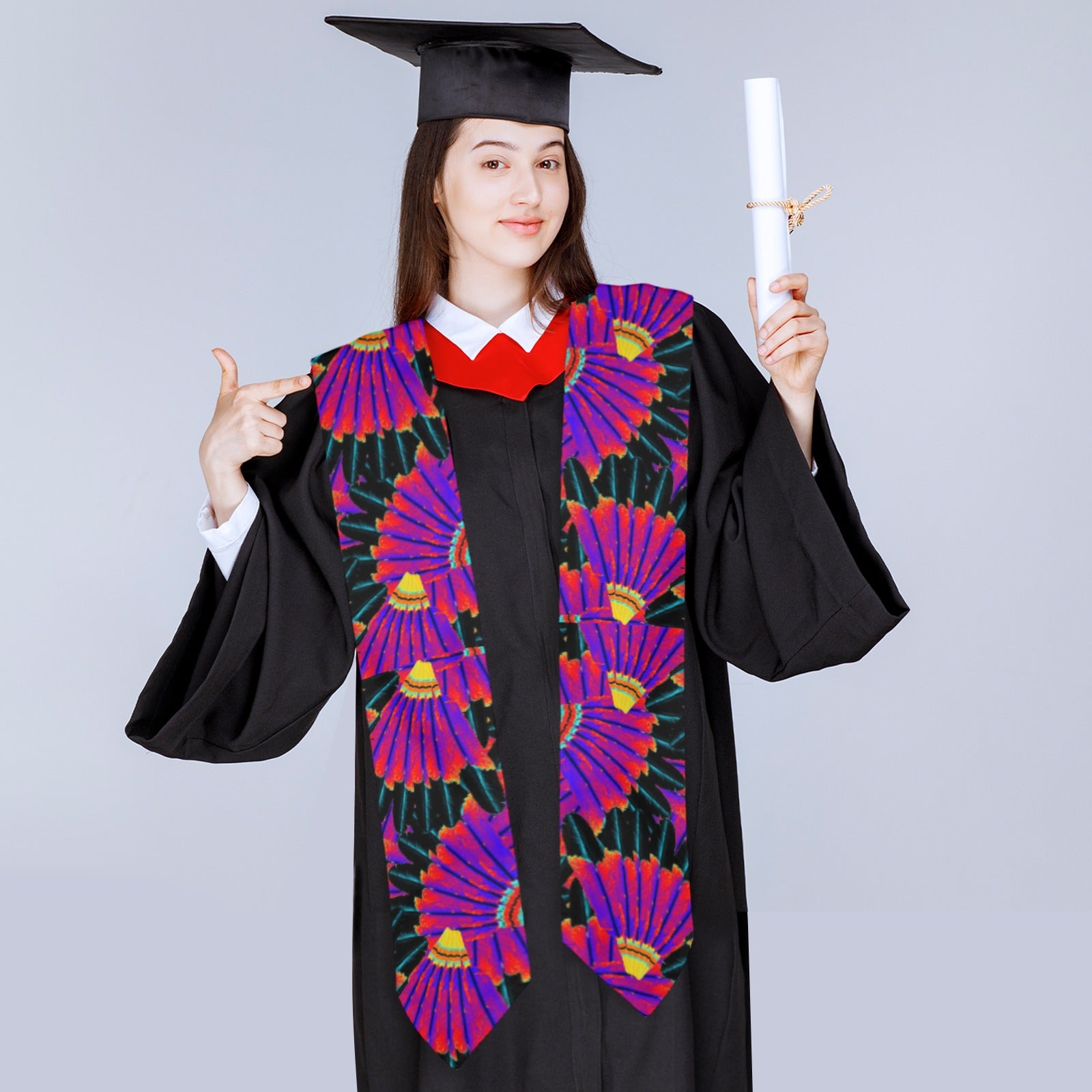 Eagle Feather Remix Graduation Stole