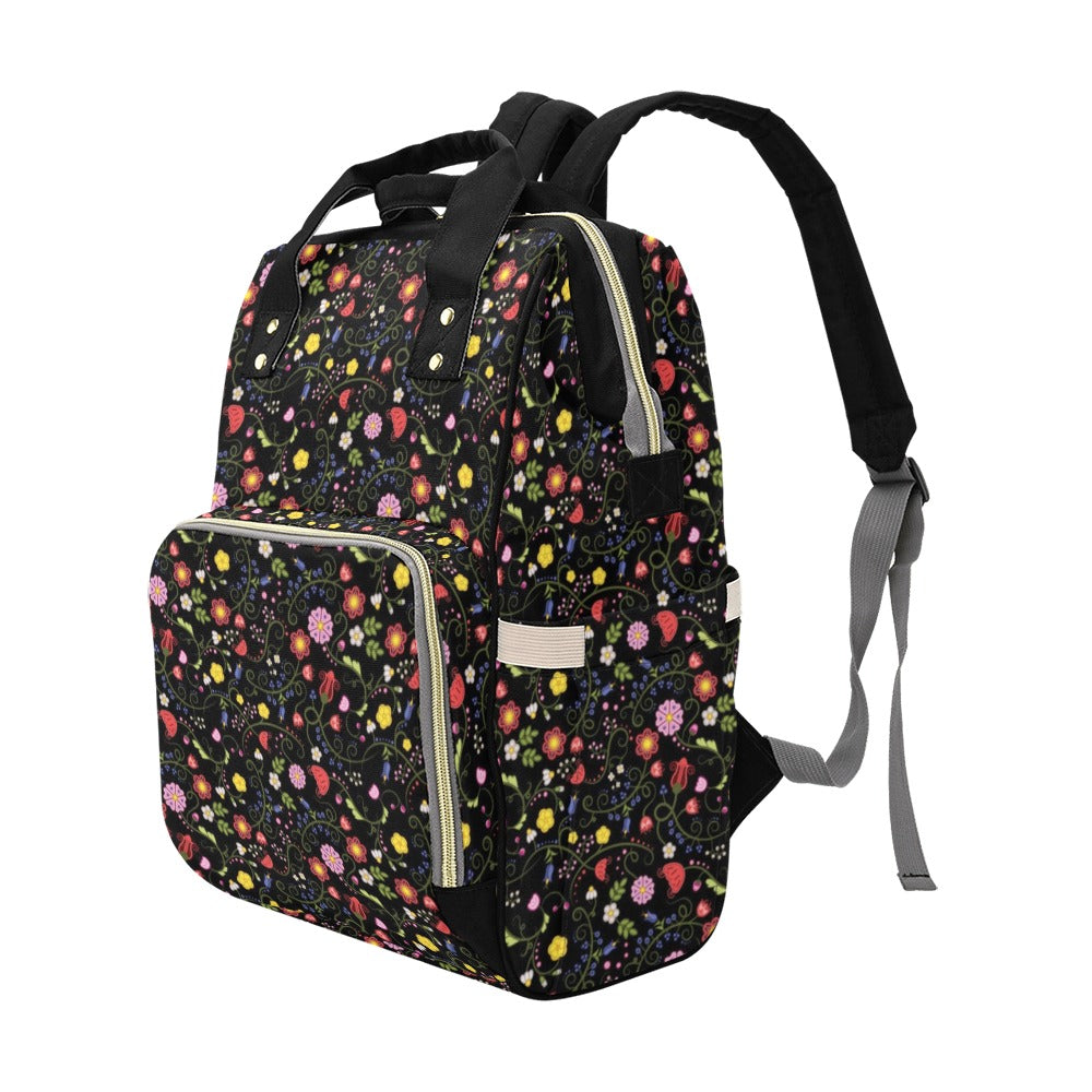 Nipin Blossom Midnight Multi-Function Diaper Backpack/Diaper Bag