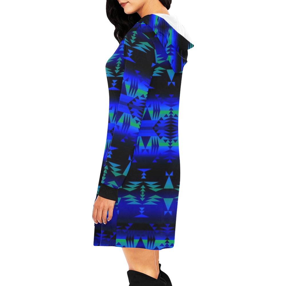 Between the Blue Ridge Mountains Hoodie Dress