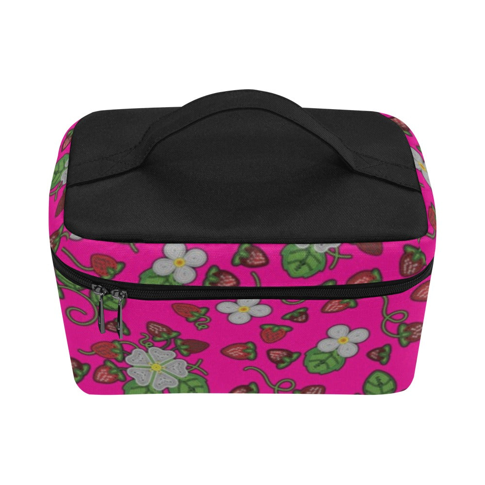 Strawberry Dreams Blush Cosmetic Bag/Large